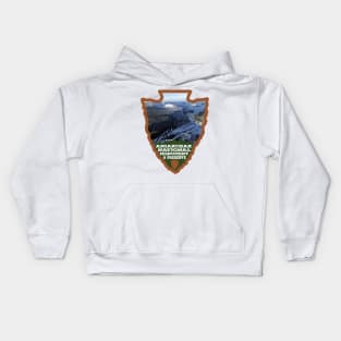 Aniakchak National Monument and Preserve arrowhead Kids Hoodie